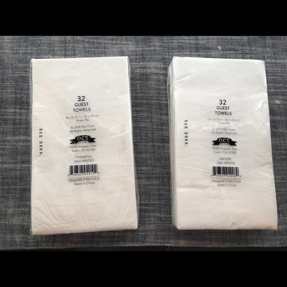 Rae Dunn “Fall” Guest Towels - Picture 2 of 2